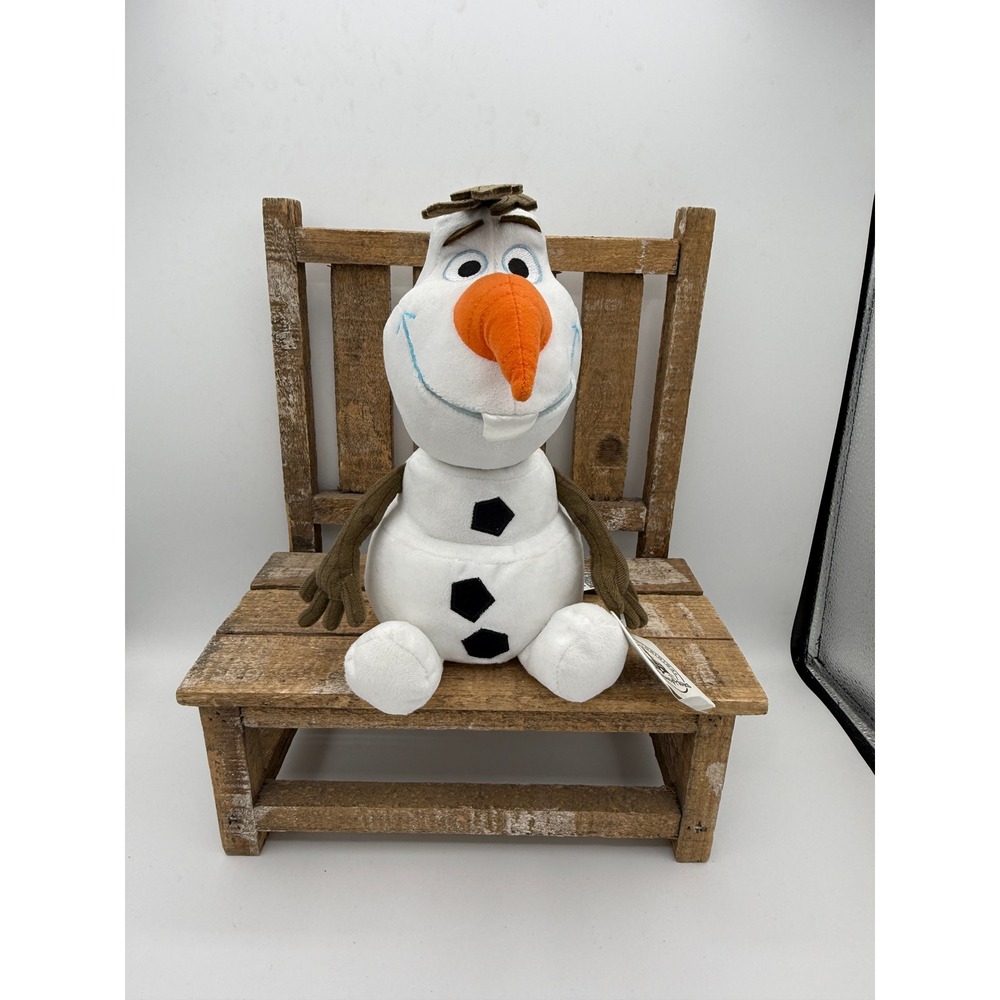 Disney Parks Olaf Plush Toy Kids OS White NWT Frozen Snowman Stuffed Animal